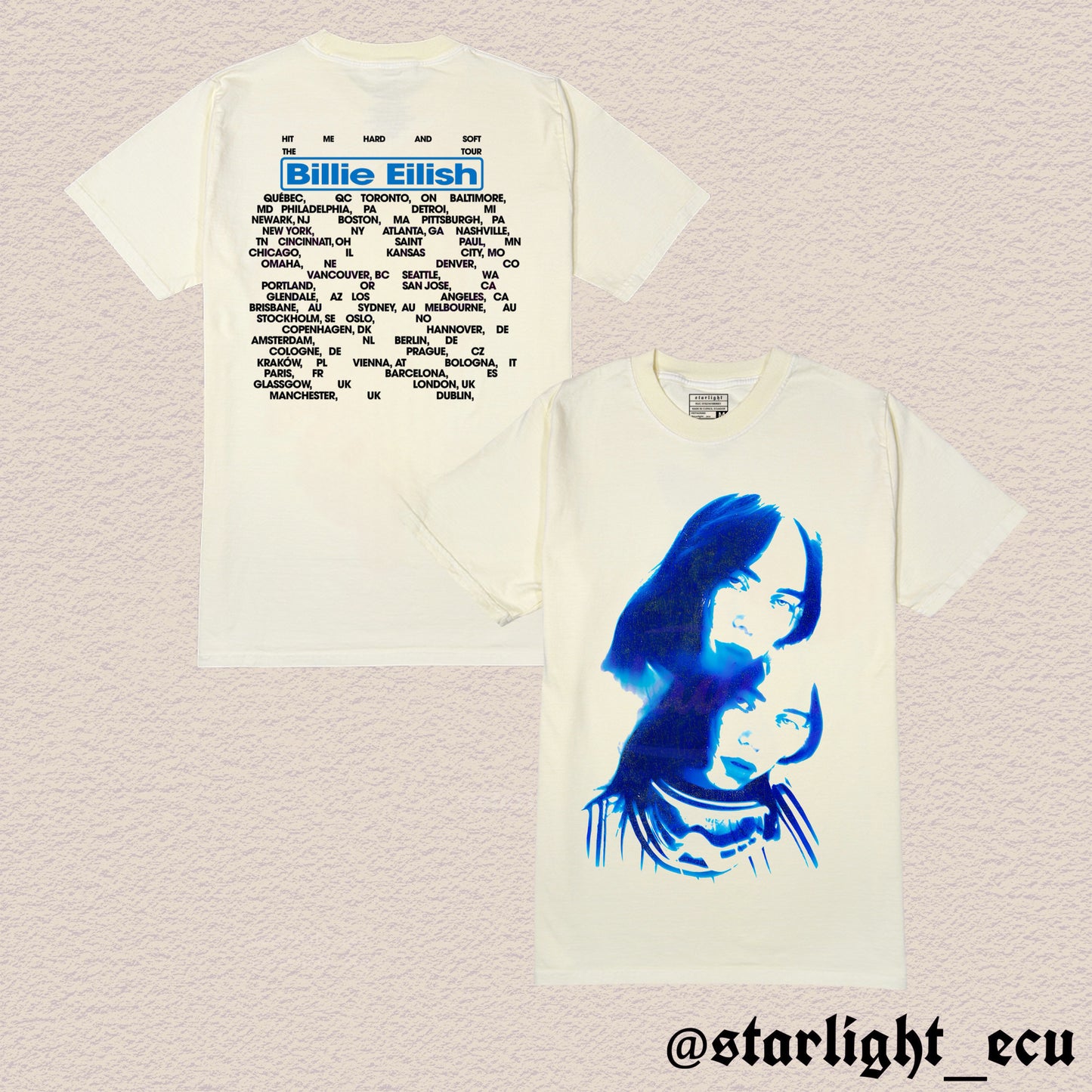 Camiseta photo tour Billie eilish
