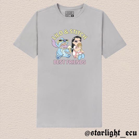 Camiseta best friends lilo & stitch