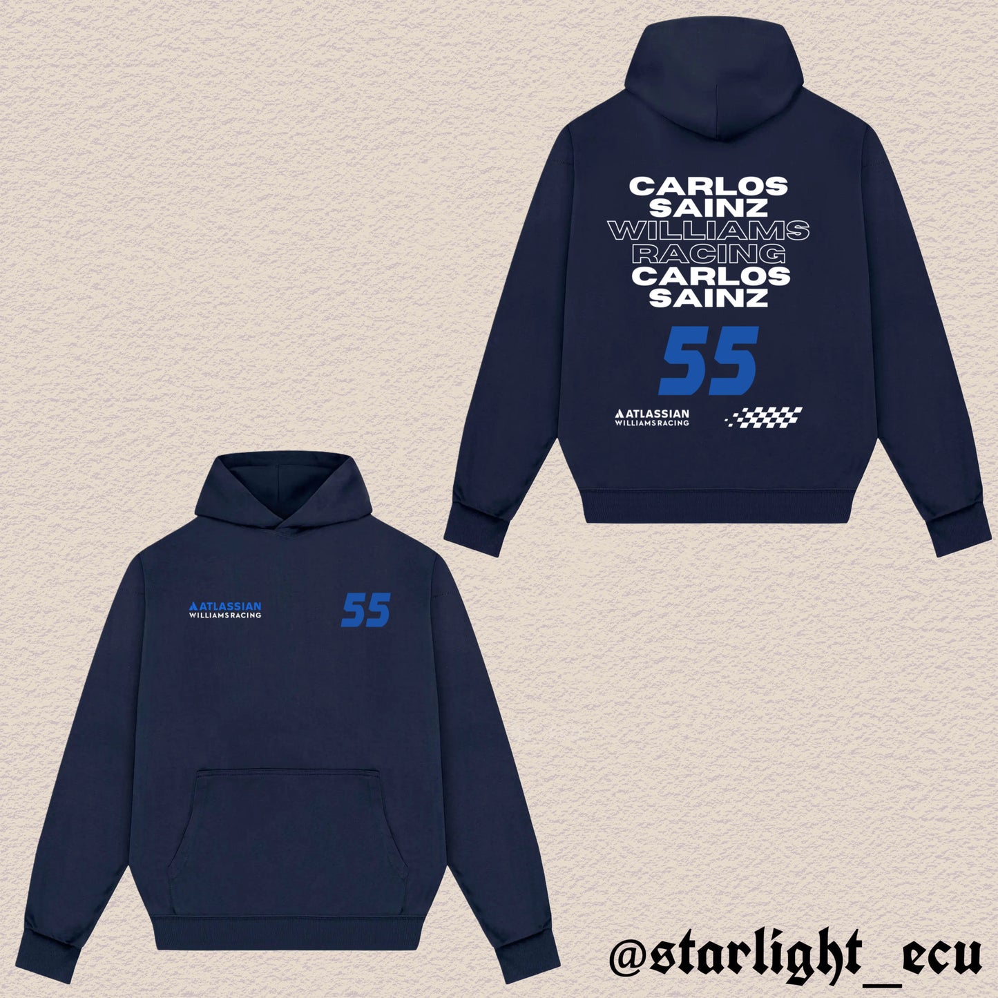 Hoodie Carlos Sainz 55 Williams racing
