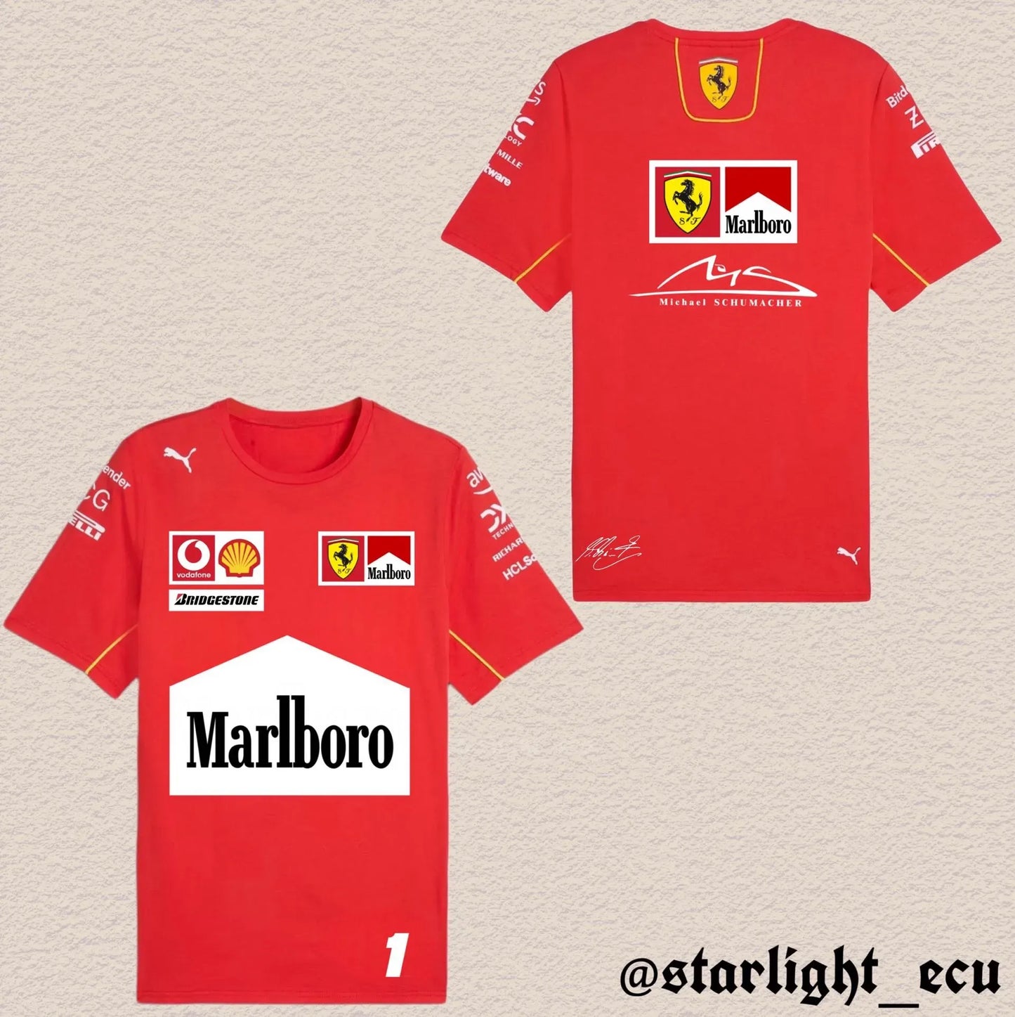 Camiseta Michael Schumacher