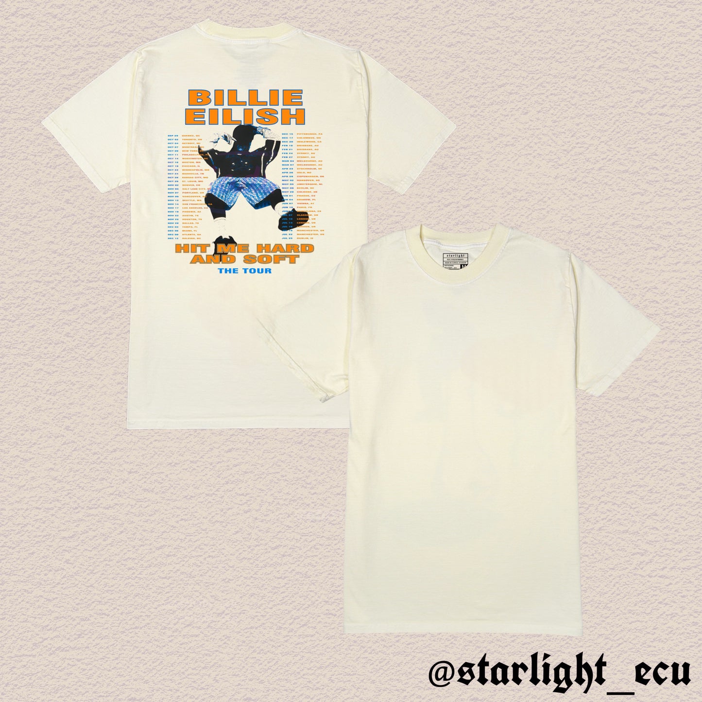 Camiseta hit me hard and soft Billie eilish