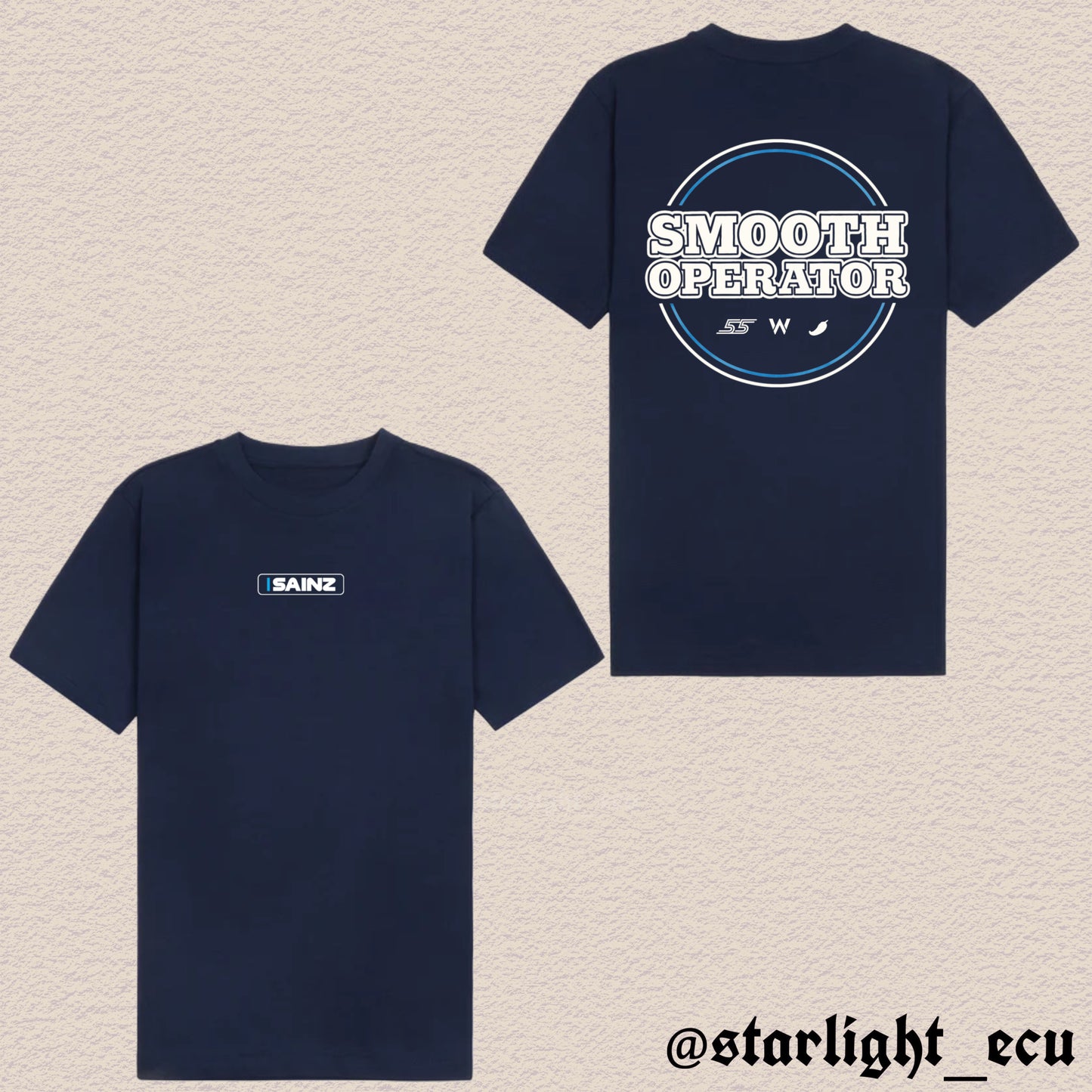 Camiseta Carlos Sainz 55 Williams racing