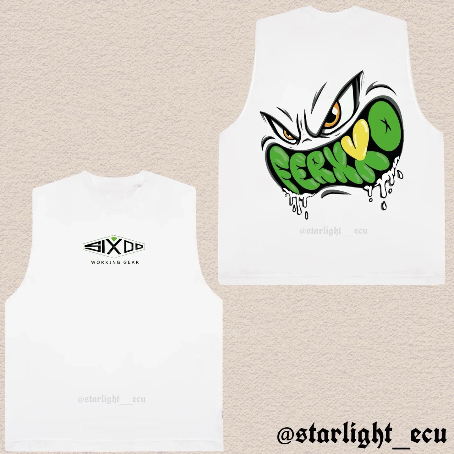 Muscle tee oversized ferxxo