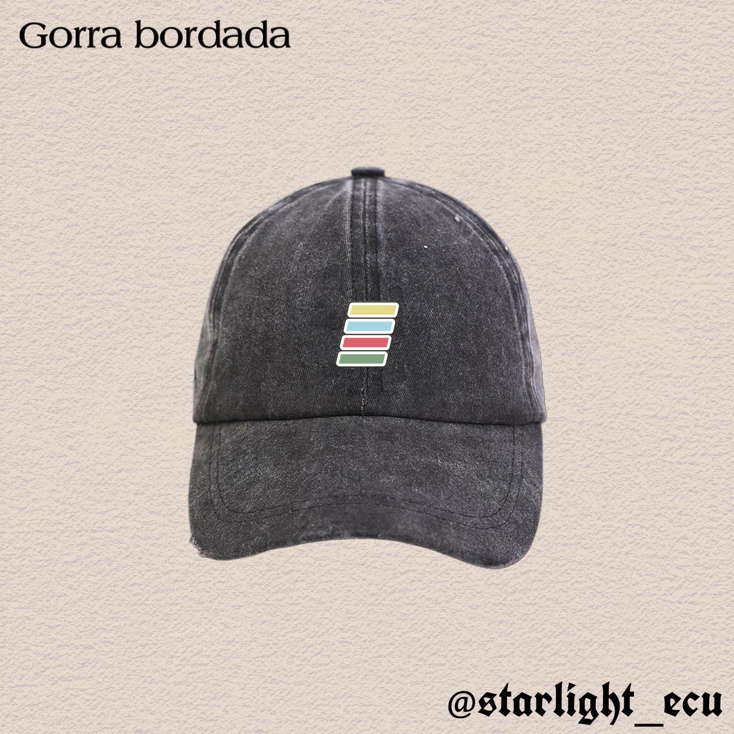 Gorra bordada Tainy