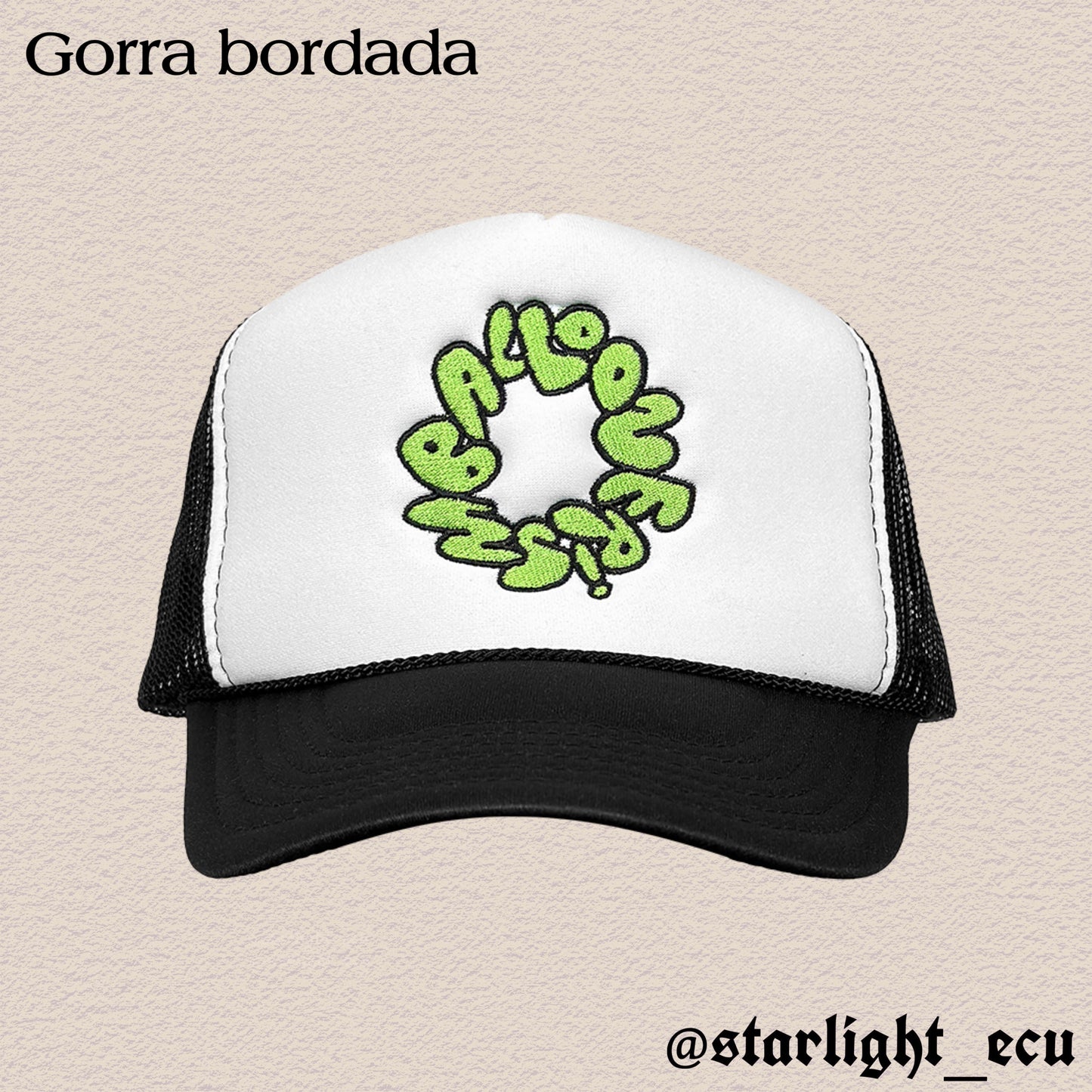 Gorra bordada Balloonerism