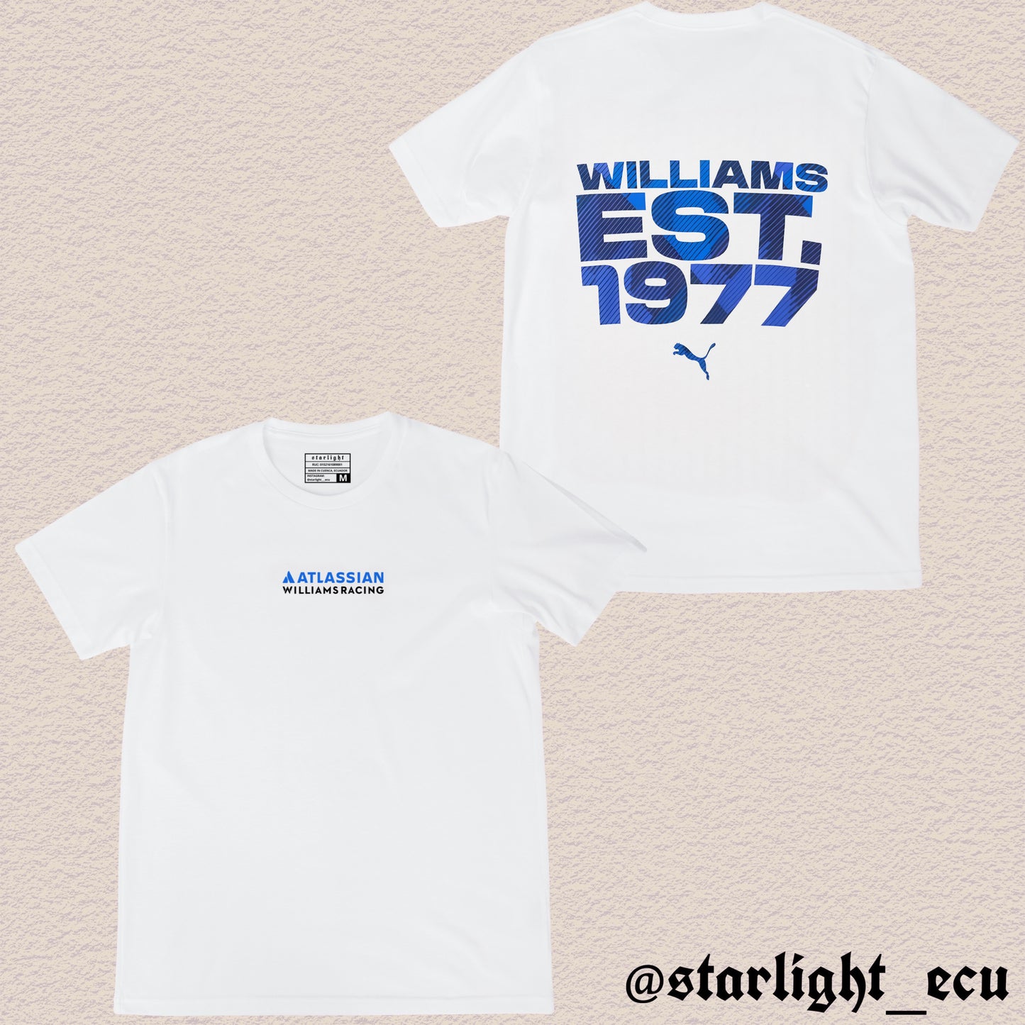 Camiseta Williams racing est. 1977