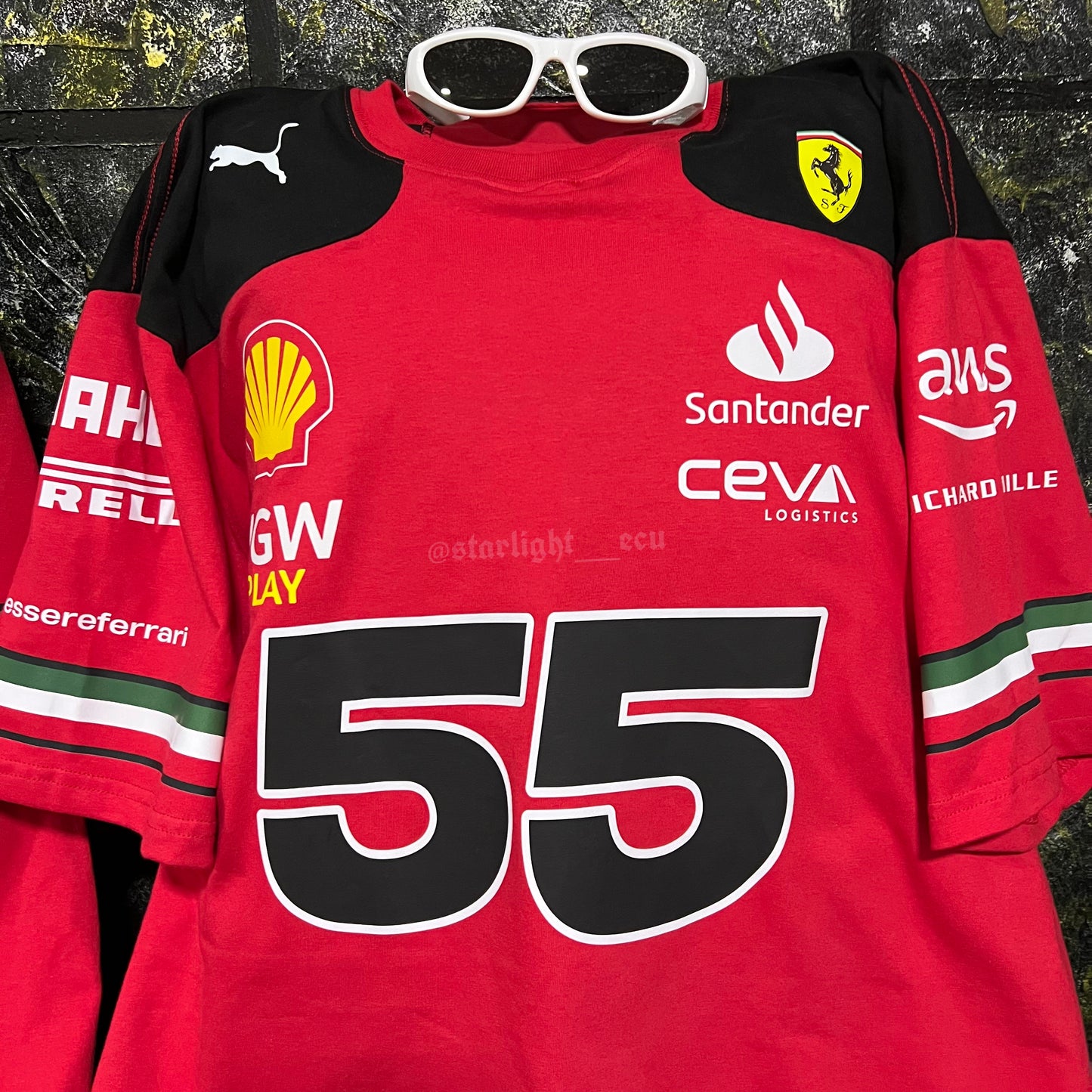 Camiseta Leclerc/Sainz
