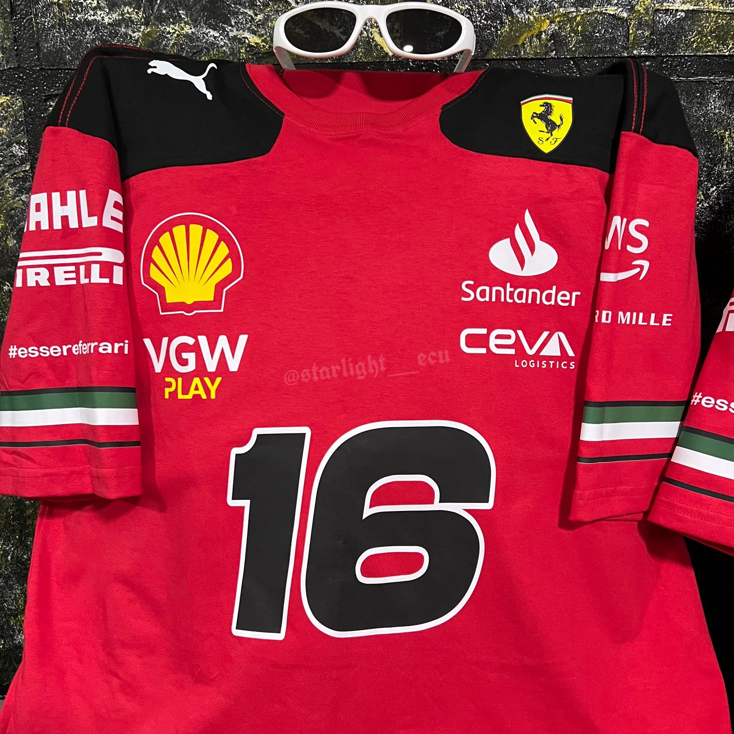 Camiseta Leclerc/Sainz