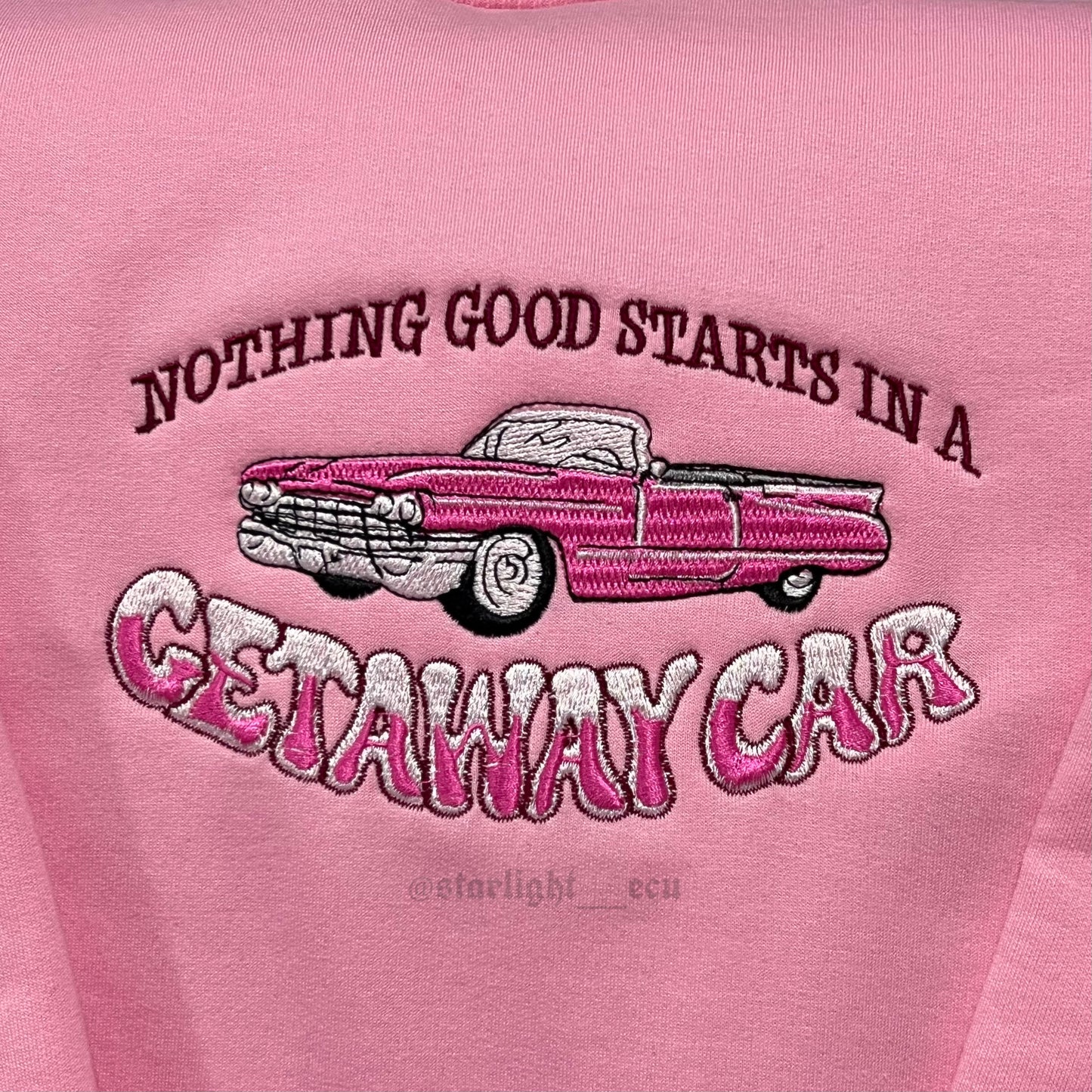 Buzo bordado getaway car reputation