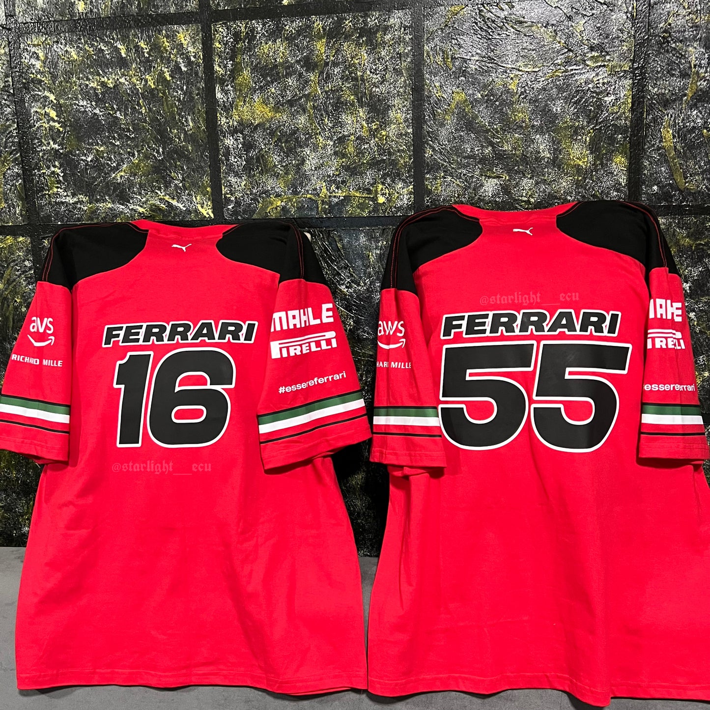 Camiseta Leclerc/Sainz