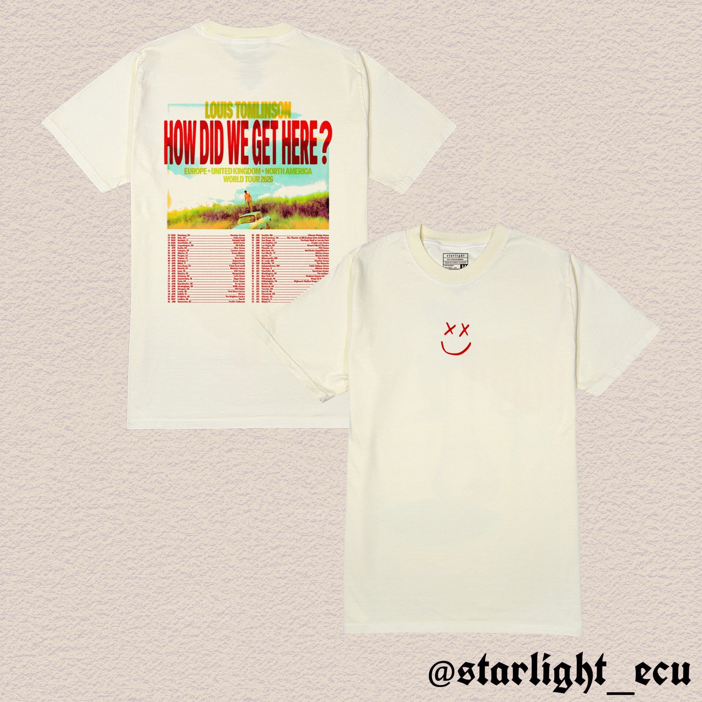 Camiseta how did we get here ? Louis Tomlinson