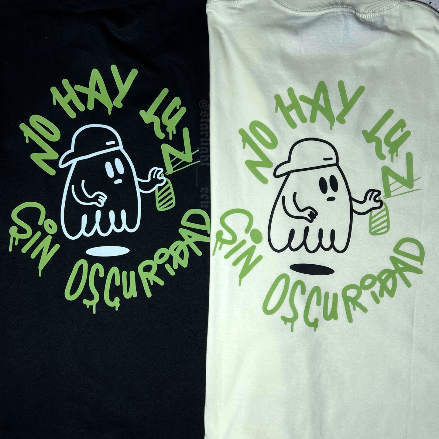 Camiseta no hay luz sin oscuridad