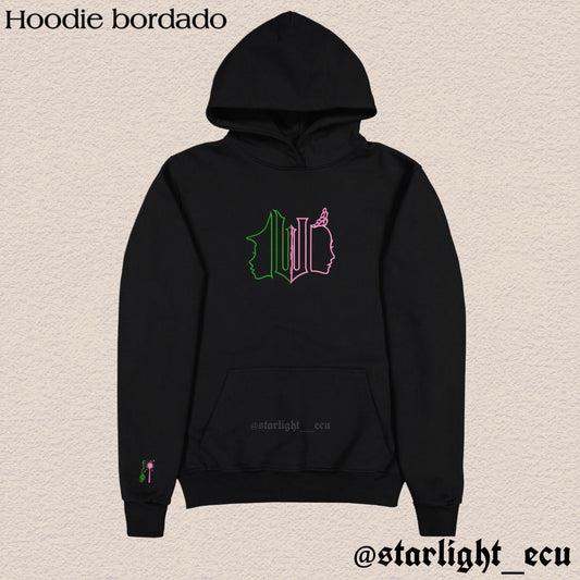 Hoodie bordado Elphaba & Glinda wicked