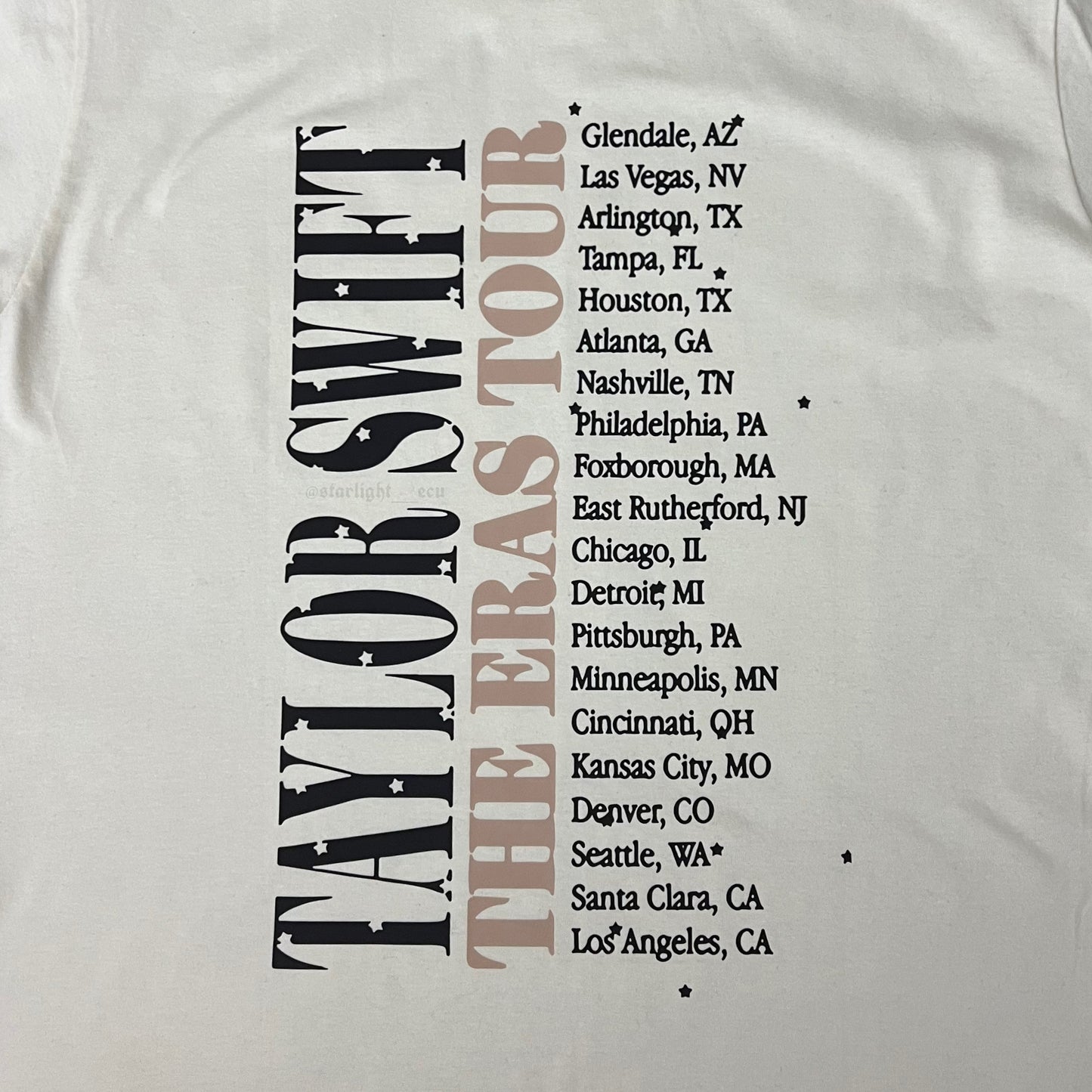 Camiseta evermore the eras tour