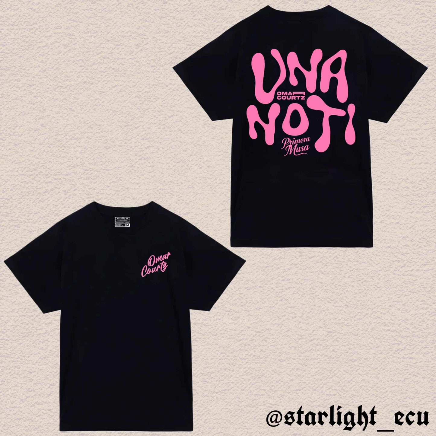 Camiseta una noti primera musa Omar courtz