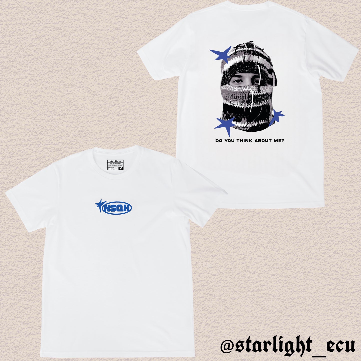 Camiseta do you think about me ? NSQK