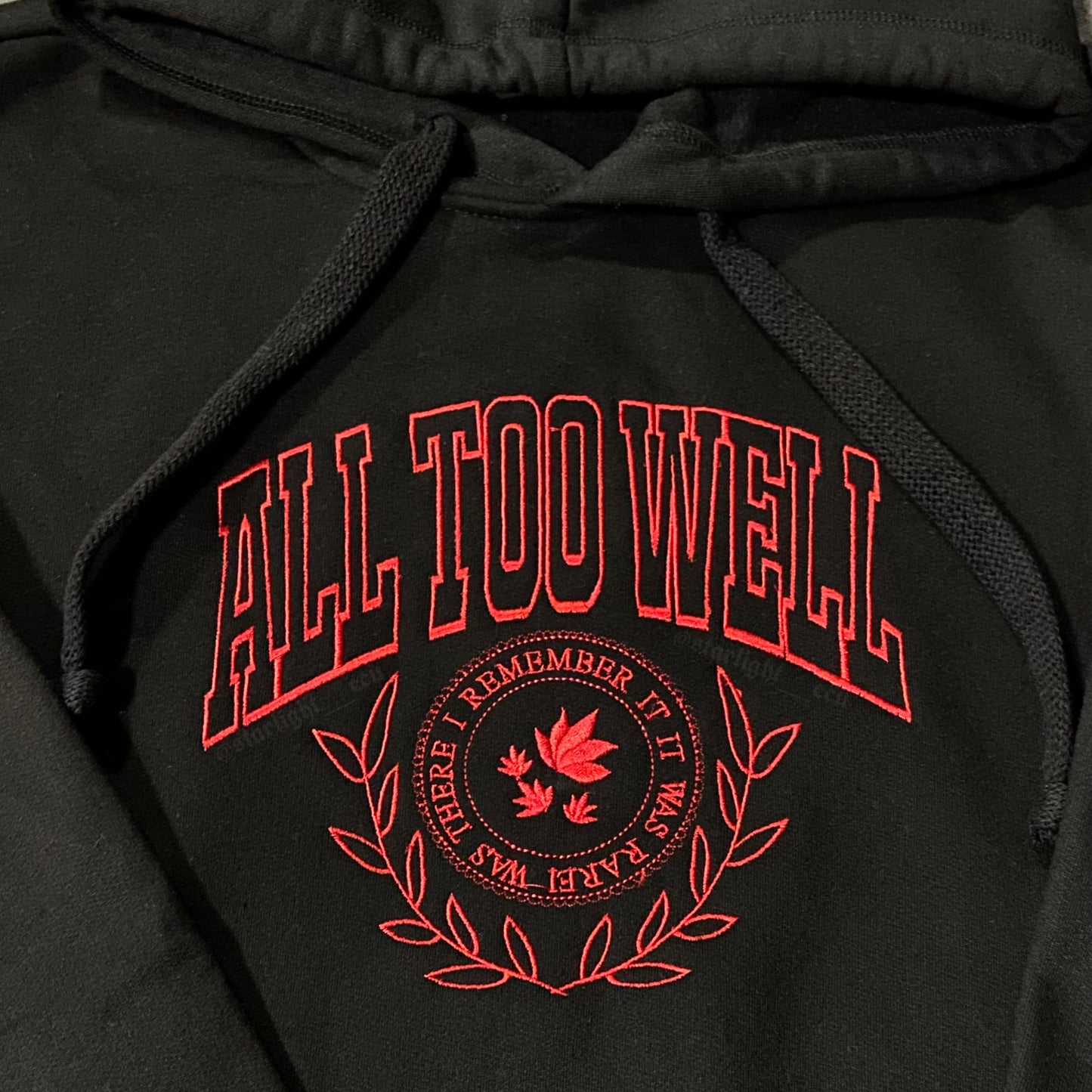 Hoodie bordado all too well