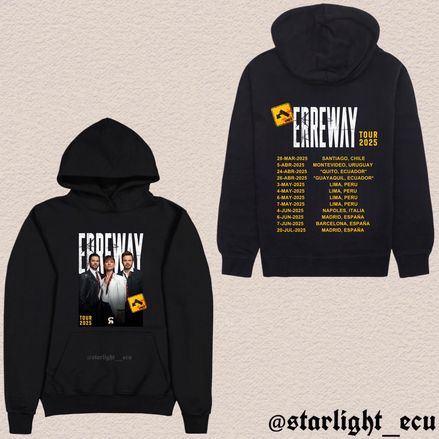 Hoodie erreway tour dates 2025