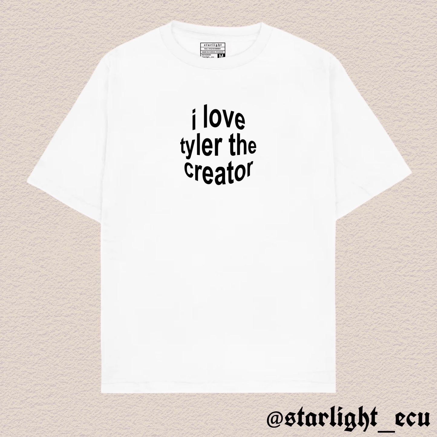 Camiseta I love Tyler the creator