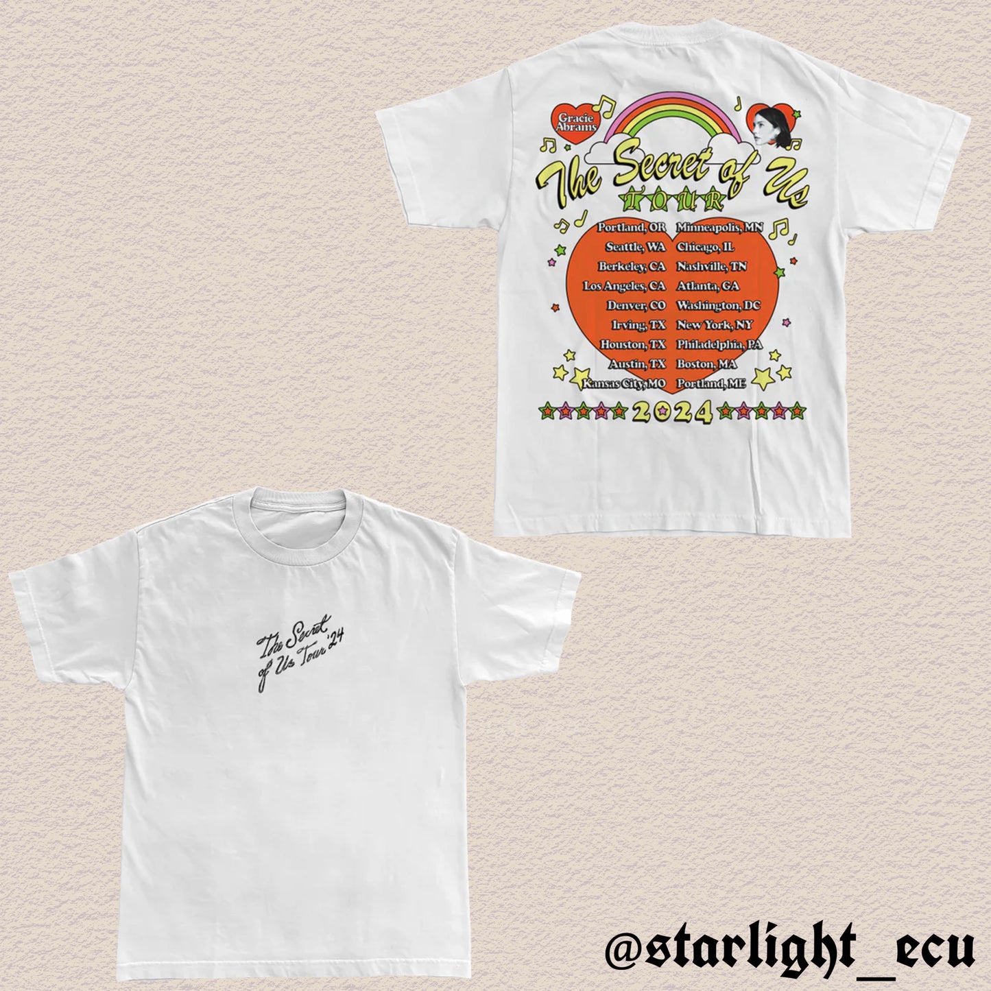 Camiseta the secret of us