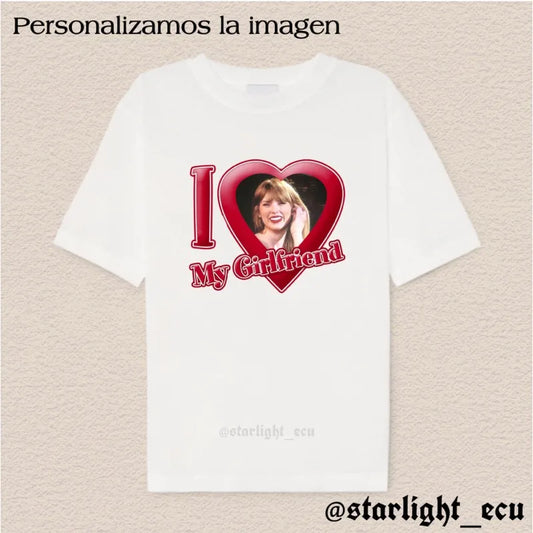 Camiseta personalizada I love my girlfriend/boyfriend