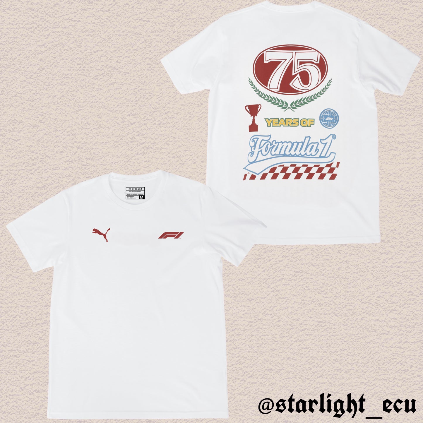 Camiseta formula 1