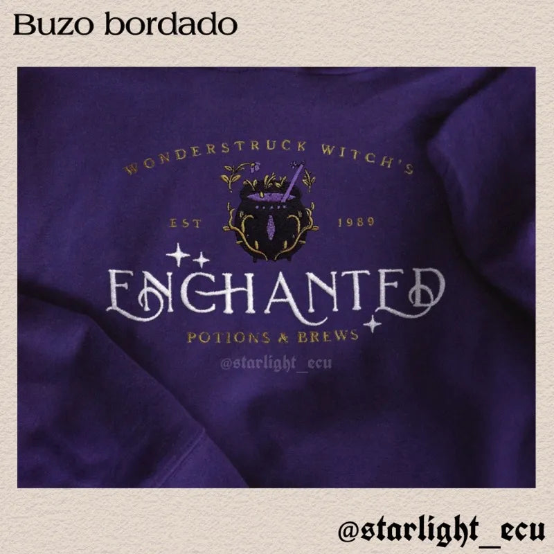 Buzo bordado enchanted