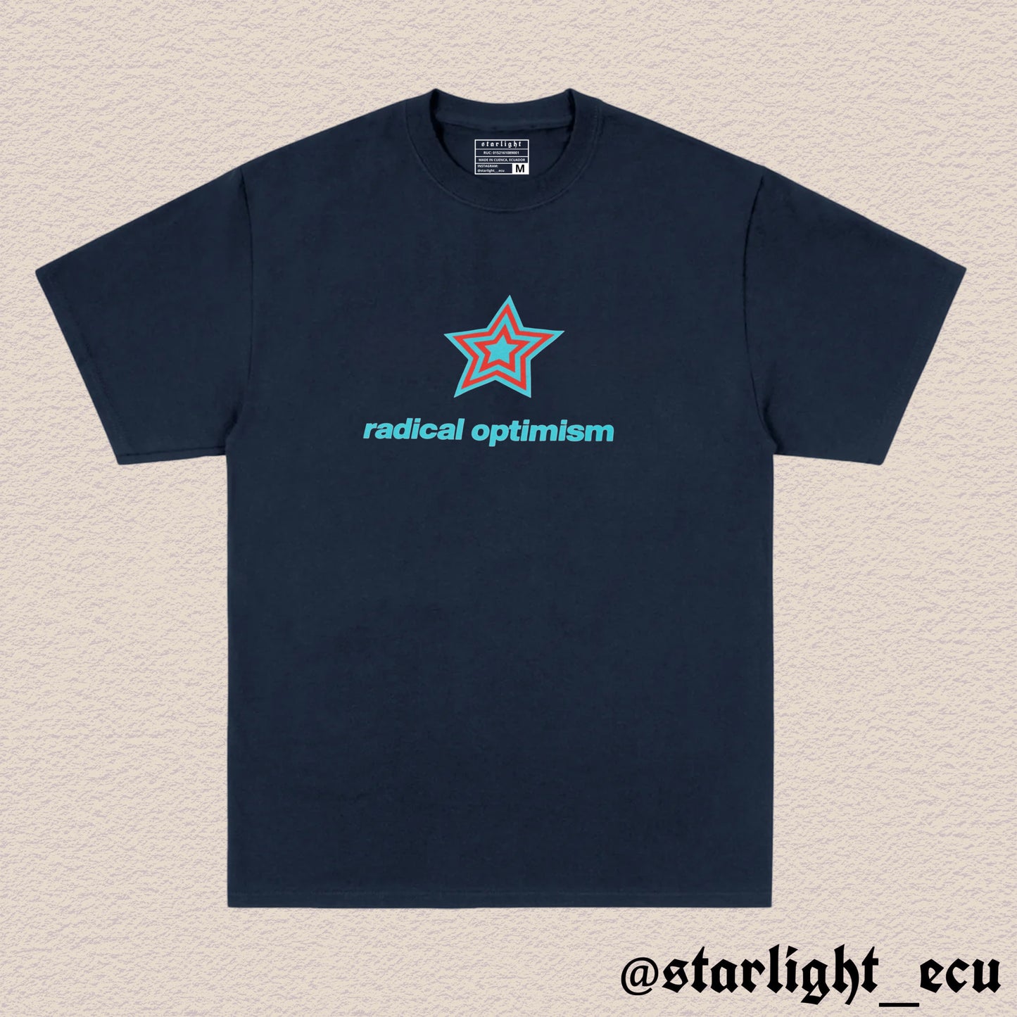 Camiseta radical optimism
