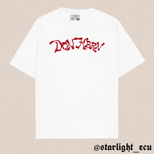 Camiseta blanca/negra don kbrn Eladio Carrión