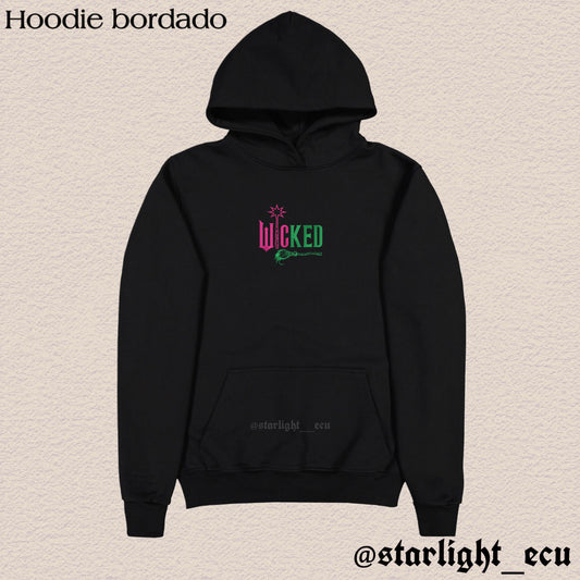 Hoodie bordado Elphaba & Glinda wicked