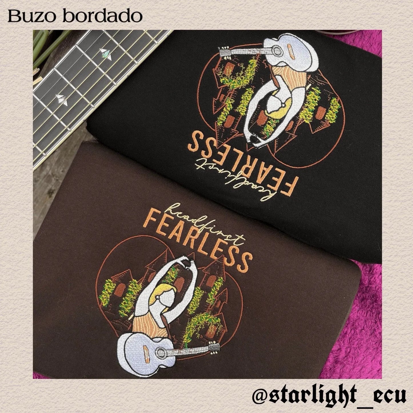 Buzo bordado fearless taylor’s version
