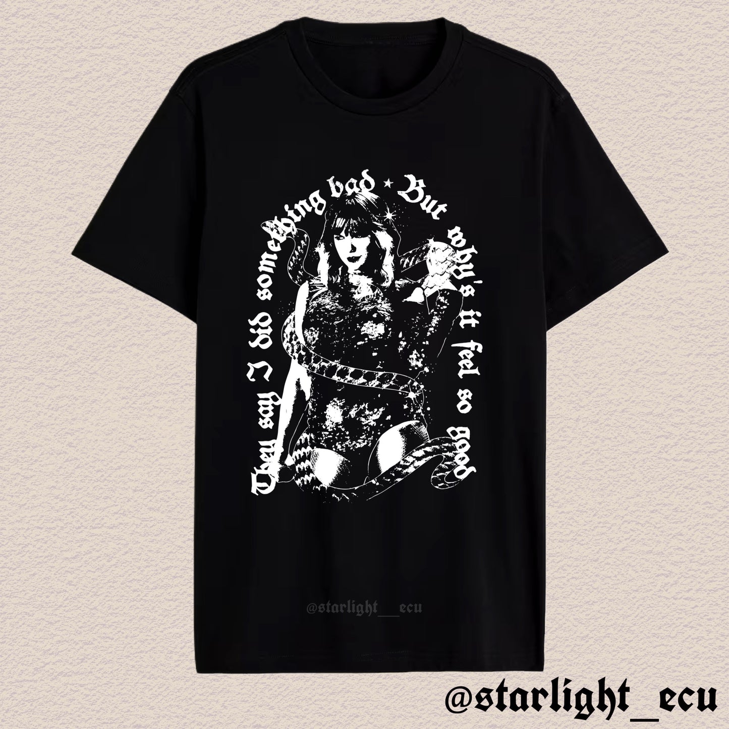 Camiseta I did something bad reputation