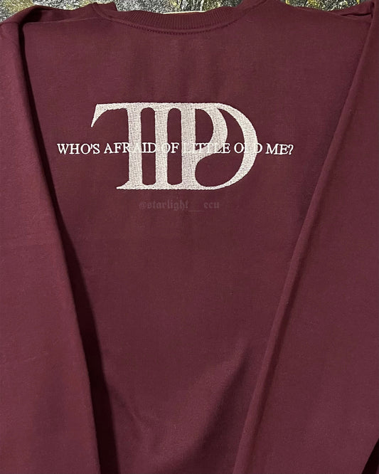 Buzo bordado who’s afraid of little old me? ttpd