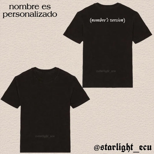 Camiseta personalizada (nombre’s version)