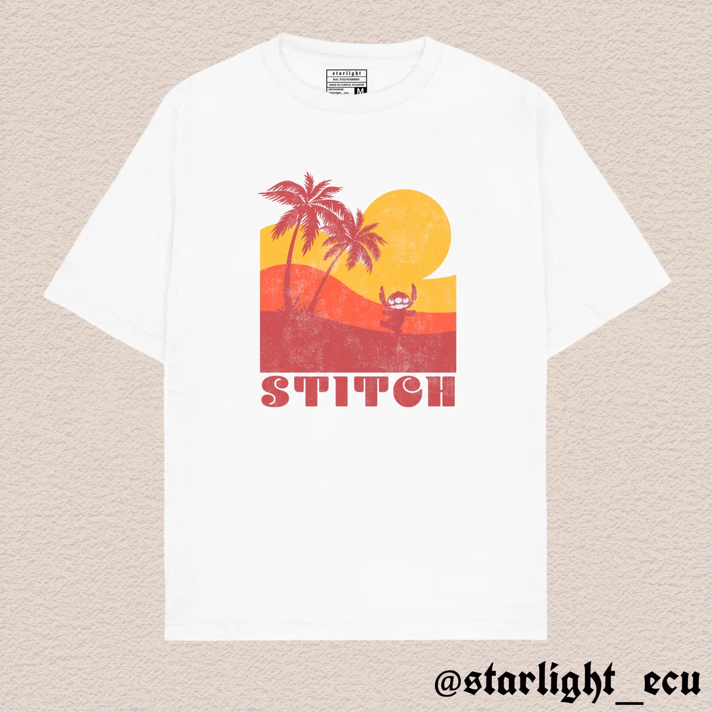 Camiseta beach stitch