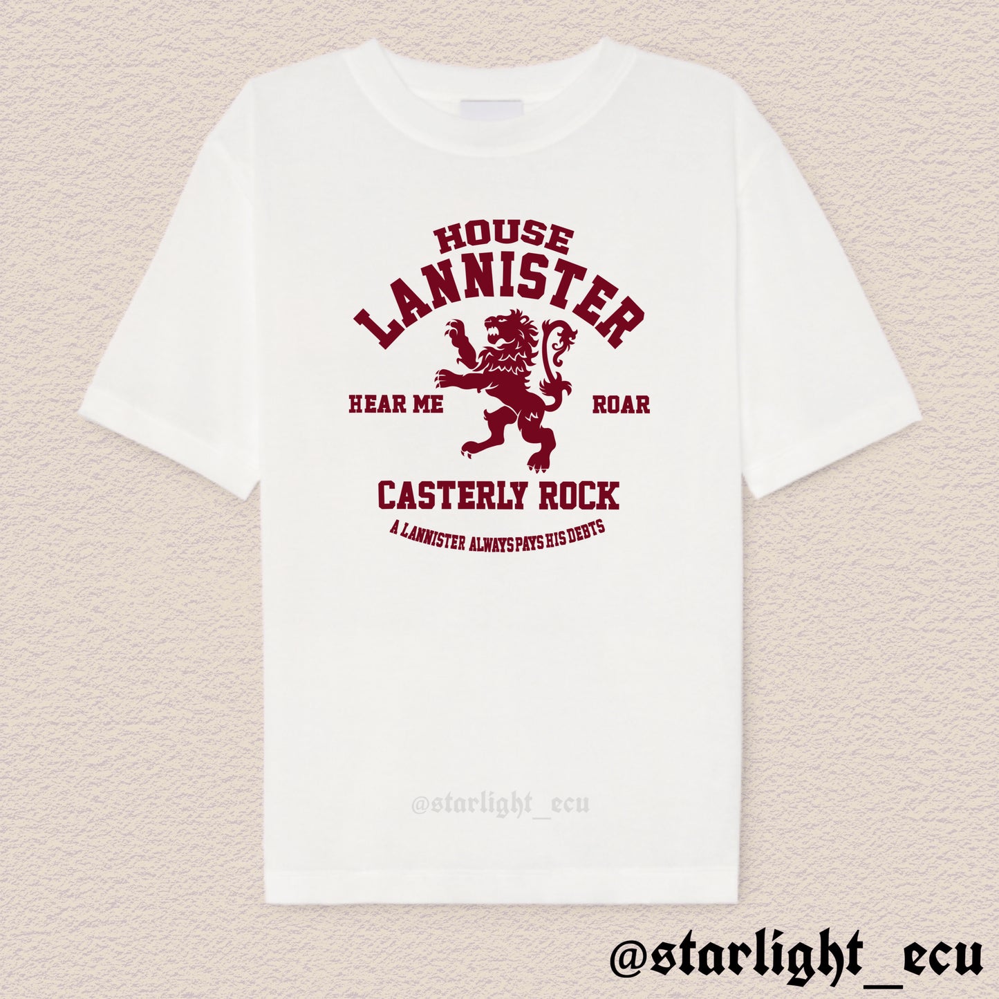 Camiseta Lannister GOT