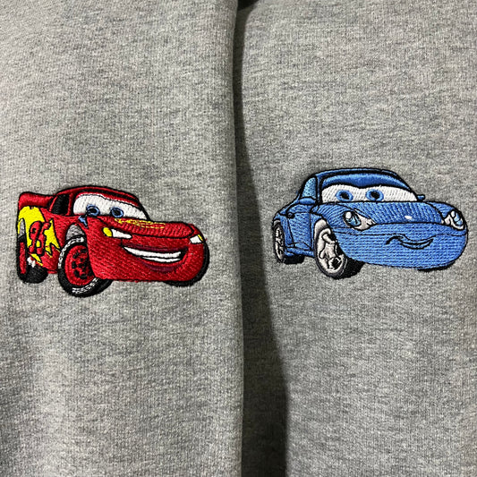 Hoodies bordados McQueen & Sally