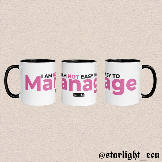 Taza I am not easy to manage the office