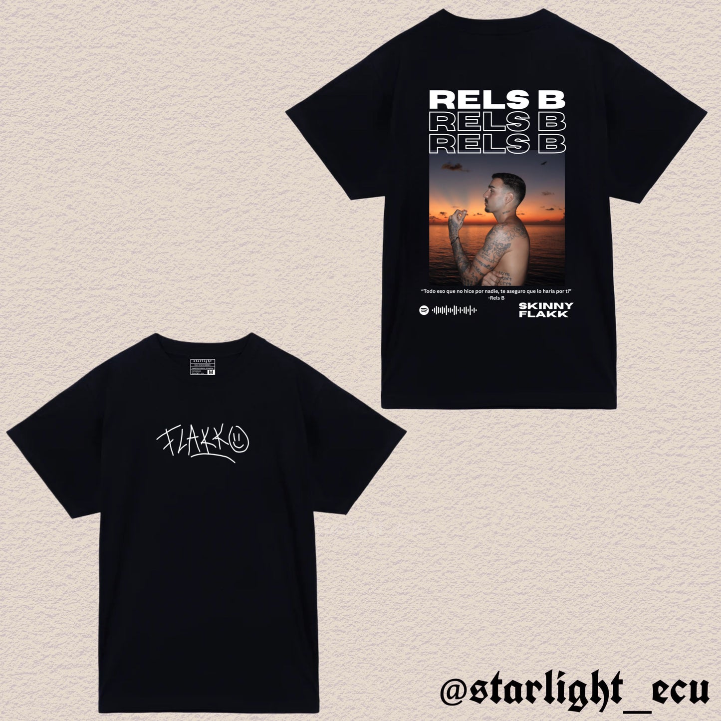 Camiseta rels b skinny flakk
