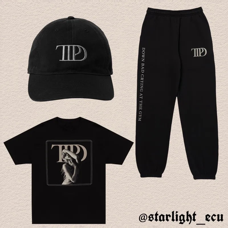 Camiseta + gorra bordada + pantalón ttpd