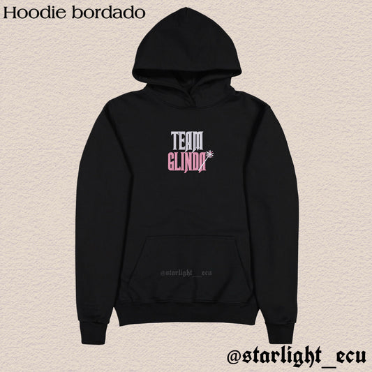 Hoodie bordado team Glinda wicked