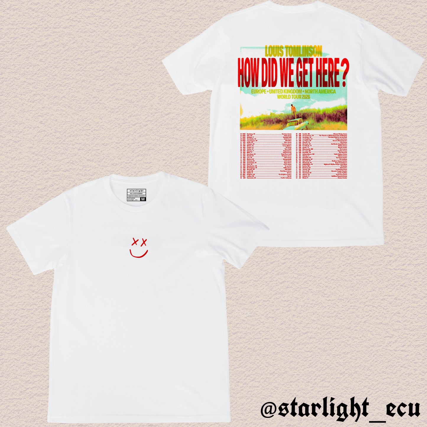 Camiseta how did we get here ? Louis Tomlinson