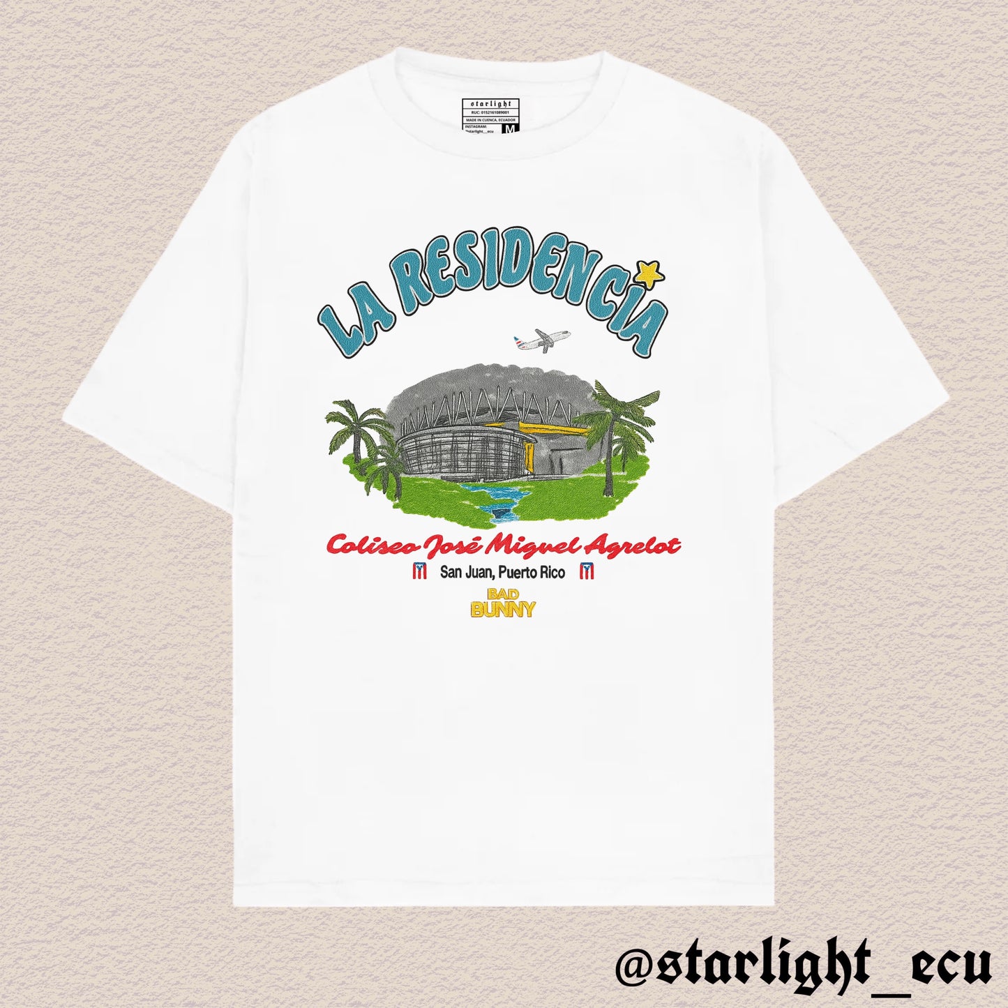 Camiseta la residencia bad bunny