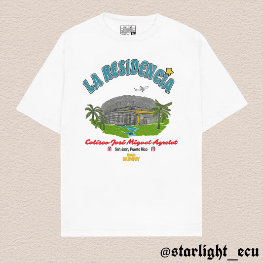 Camiseta la residencia bad bunny