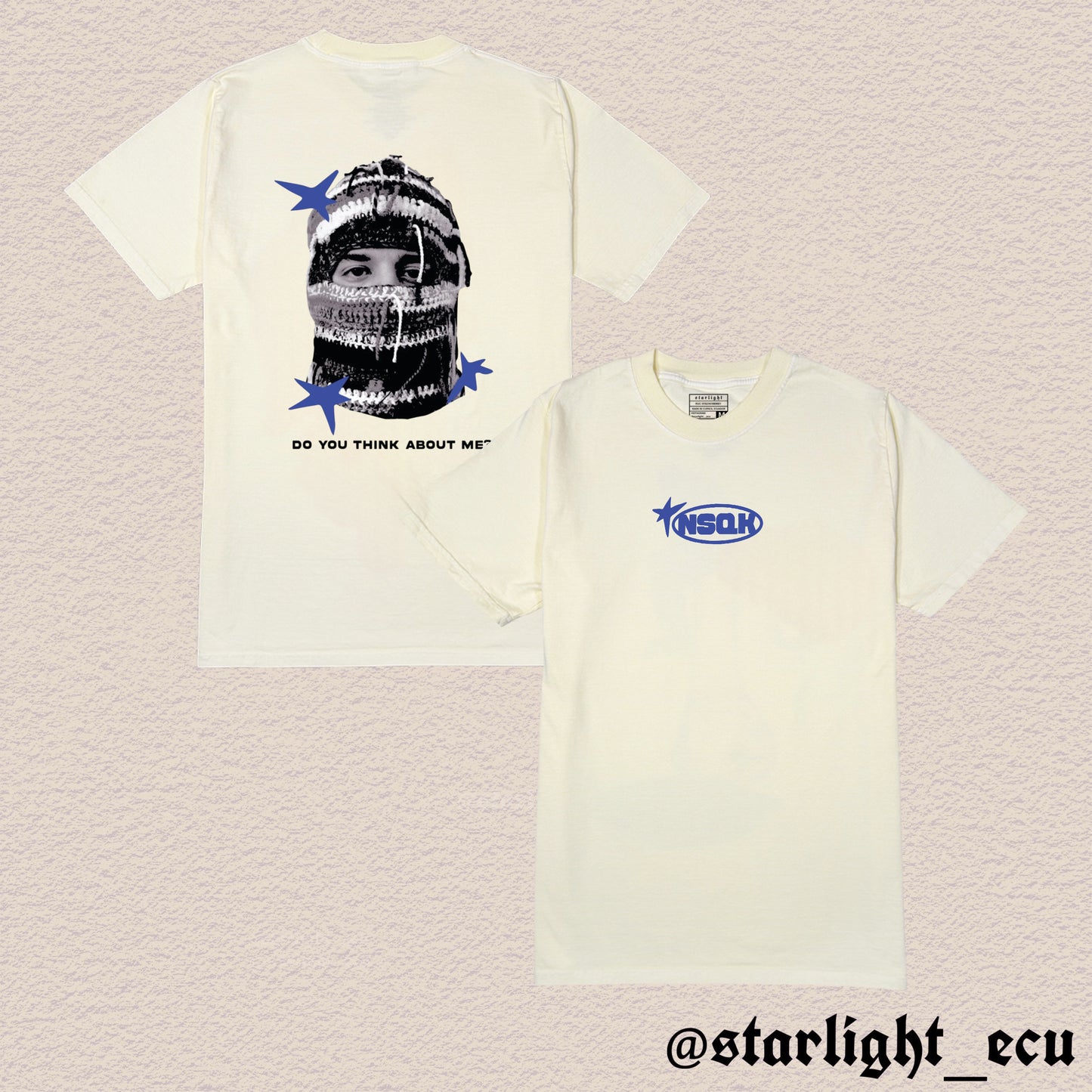 Camiseta do you think about me ? NSQK