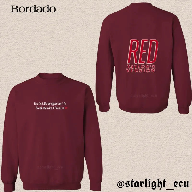 Buzo bordado Red taylor’s version