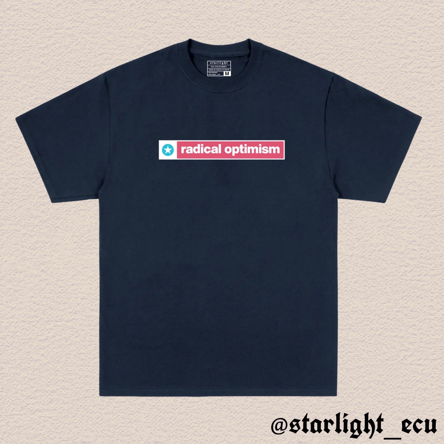 Camiseta radical optimism