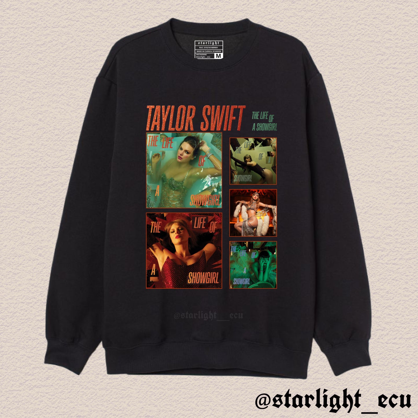 Hoodie sin bolsillo the life of a showgirl