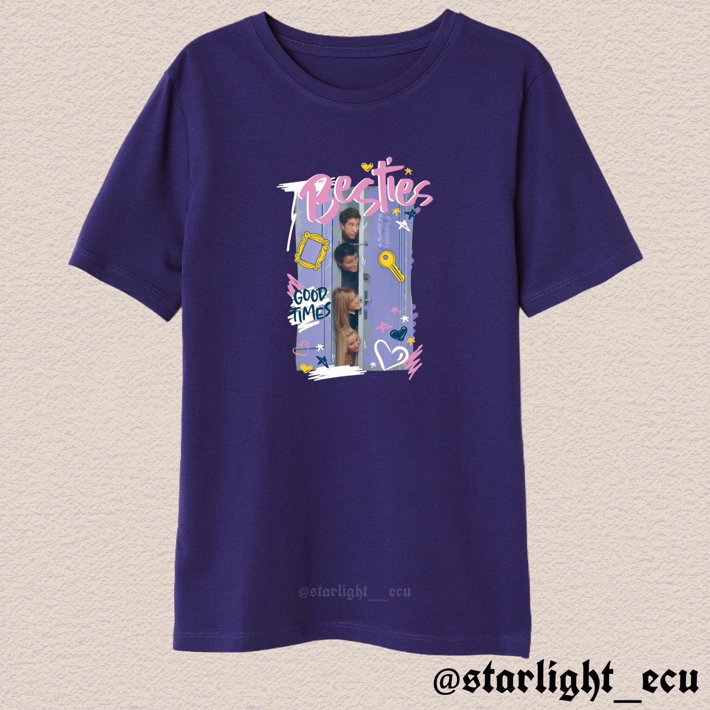 Camiseta besties friends