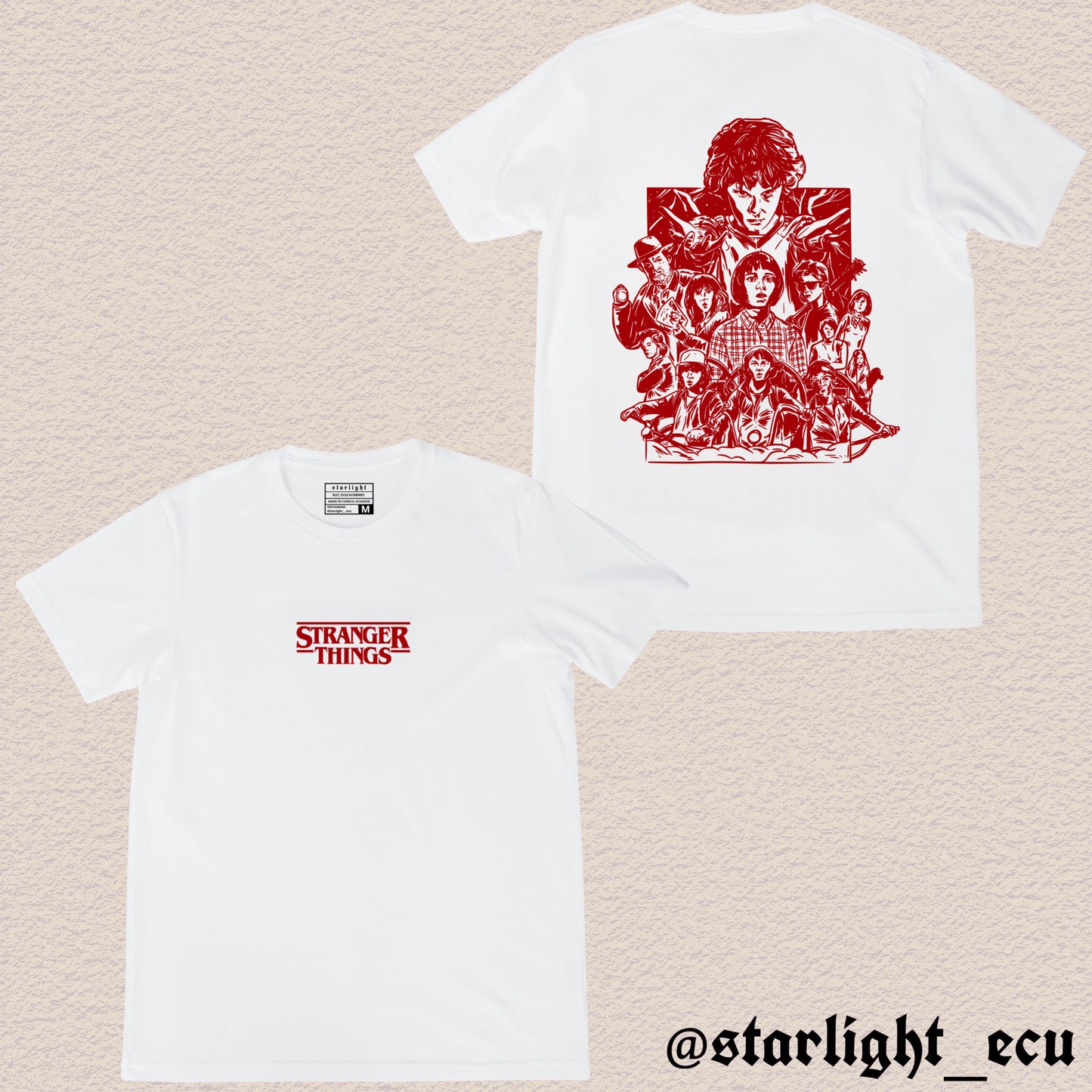 Camiseta stranger things